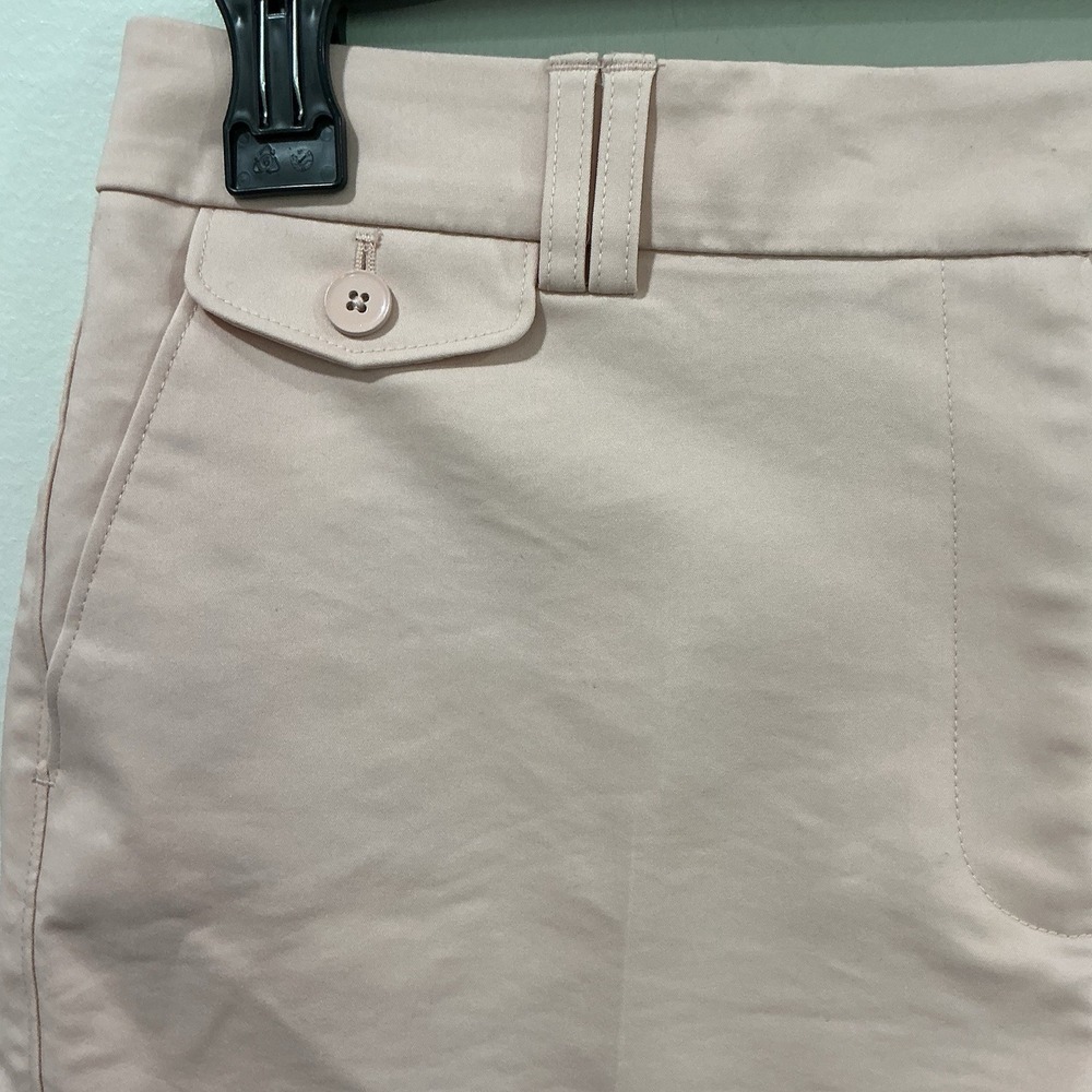 White House Black Market The 5" Short Classic Tailored Womens Pale Pink Size 12P - Picture 3 of 6